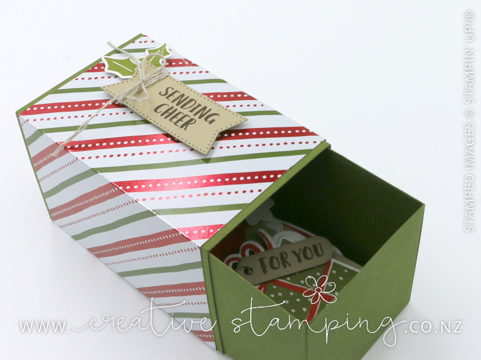 Sending Cheer Matchbox Gift Box & Christmas Tagss